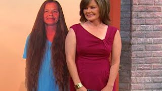 Woman Gets Dramatic Haircut After 30 Years  Rachael Ray Show [upl. by Icam979]