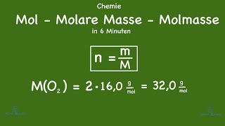 Chemie Mol  Molare Masse  Molmasse [upl. by Benis]