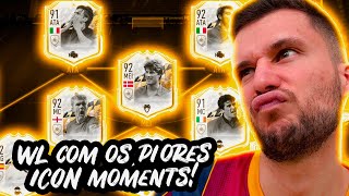 WL USANDO OS PIORES ICON MOMENTS TIME FULL ICON MOMENTS NO FUTCHAMPIONS FIFA 22  ULTIMATE TEAM [upl. by Darnoc]