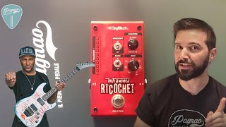 DIGITECH WHAMMY RICOCHET  PITCH SHIFTER PEDAL DEMO TOM MORELLO EFFETC [upl. by Noneek]