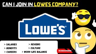 Lowes company 🏢 REVIEWS📝💡  SALARIES 💰 BENEFITS ⚕️  JOBS 💼  Interviews  WLB  Lowes INDIA [upl. by Ulda]