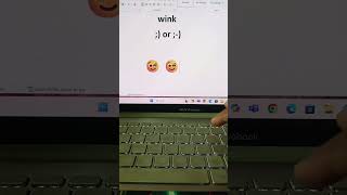 Wink emoji shortcut computer shortcut keys emoji bgm [upl. by Seigel]