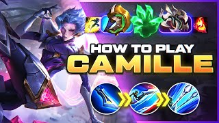 HOW TO PLAY CAMILLE SEASON 13  BEST Build amp Runes  Season 13 Camille guide  League of Legends [upl. by Enyluqcaj968]