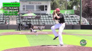 Isaac Farrell  PEC  LHP  Vallivue HS ID June 13 2024 [upl. by Llerehc]