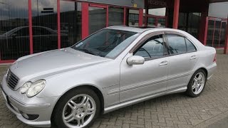 751197 MERCEDES C32 AMG 32L V6 KOMPRESSOR 354HP AUT 0603 SILVER 95146KM LHD [upl. by Belia]