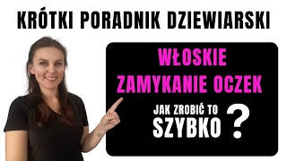 PD 1 Włoskie zamykanie oczek ITALIAN BIND OFF jak przyspieszyć [upl. by Harden]