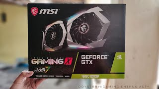 Unboxing Test 3DMark Time Spy Benchmark MSI GeForce® GTX 1660 SUPER GAMING X 6GB GDDR6 RGB Backplate [upl. by Lebasy954]