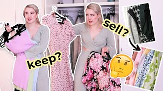 Wardrobe Declutter 2021  Clean With Me  Reorganise My Closet [upl. by Moir]