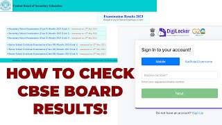 CBSE Board Exam Result 2023 Out Find Out Your Class 10th amp 12th Scores  How to check board results [upl. by Nyrad]