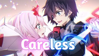 Nightcore  NEFFEX  Careless Lyrics [upl. by Ahserb]