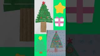 shorts diy chritmastree craft christmas easy fun kidd youtubeshorts [upl. by Yraunaj]