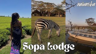 Sopa Lodge Naivasha☀️mini vlog  Keisha Gonah [upl. by Unity]