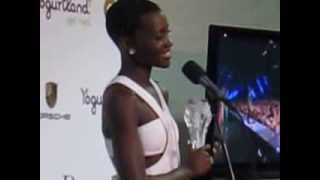 Lupita Nyongo Backstage at the Critics Choice Awards [upl. by Doretta]