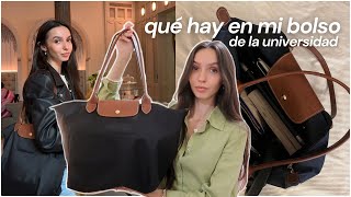 ¿QUÉ HAY en mi BOLSO de la UNIVERSIDAD  Mis materiales imprescindibles para clase [upl. by Airemahs]