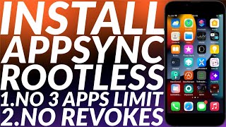 Install Appsync Unified Rootless  No 3 App LimitNo Revokes  Dopamine Jailbreak  Full Easy Guide [upl. by Akehsar777]