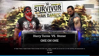 WWE 2K24 The Bigman Harry Torres vs Stoner [upl. by Flosser308]