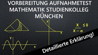 Mathe Aufnahmeprüfung Studienkolleg TU München [upl. by Grube]