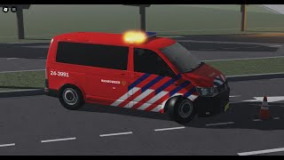 BrandweerampPolitie dienst in leeuwarden Leeuwarden Roblox [upl. by Gnemgnok]