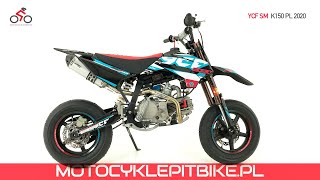 Pit bike YCF SM K150 PL 2020  opinie test recenzja  motocyklepitbikepl [upl. by Jesselyn947]