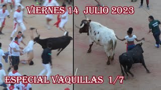 Vaquillas 14 julio 2023 San Fermín  Especial 17 [upl. by Yoshio877]