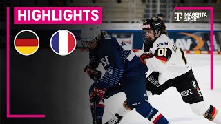 Deutschland  Frankreich  Highlights Deutschland Cup 2024  MAGENTA SPORT [upl. by Iinden]