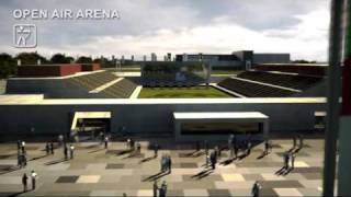 Venezia2020  il rendering del Quadrante Olimpico [upl. by Gnahk]