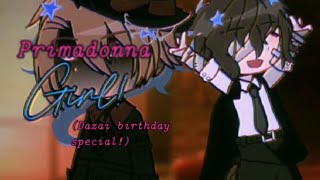 Primadonna Girl  Dazai birthday special 12  Romantic Skk fluff [upl. by Joacima]