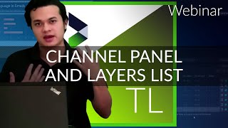 Titler Live 5  Channel panel and layers list  NewBlue Webinar [upl. by Klute]