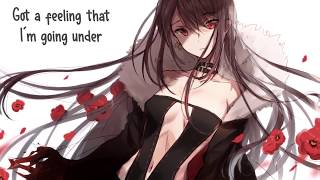 Nightcore ⇢ Stitches Female Version  Lyrics [upl. by Eehtomit]