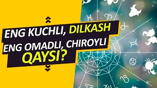 Burjlar eng kuchli eng dilkash eng omadli eng chiroyli eng ehtirosli burjlar haqida malumot [upl. by Myrwyn]