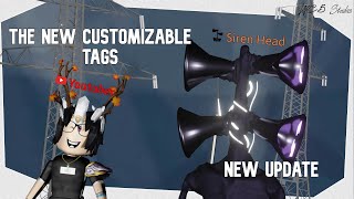 The New Customizable Tags Cult of the Cryptids Roblox NEW UPDATE [upl. by Gordie]