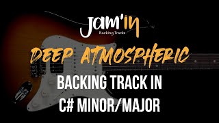 Deep Atmospheric Guitar Backing Track in C MinorMajor [upl. by Eetse]