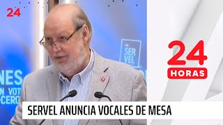 Vocales de mesa quotDeberán ejercer su labor en dos procesos electorales consecutivosquot  24 Horas TVN [upl. by Rosaleen264]