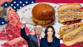 VALGBURGER  Cheese burger amp Big Mac fra bunden til Amerikansk Valgaften 🍔🇺🇸 [upl. by Schreib]