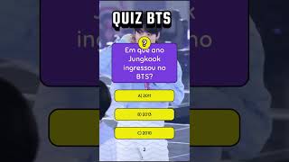 BTS JUNGKOOK QUIZ 🐰Quão bem você conhece JUNGKOOK bts jk jeonjungkook quizbts army quiztime [upl. by Streetman]