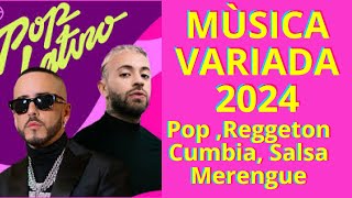 MIX MUSICA VARIADA 2024 ✨LO MÁS ACTUAL  POP REGGAETON CUMBIA SALSA MERENGUE ✨Studio Red Music [upl. by Meridel]