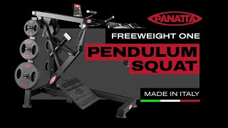 Lower Body  Pendulum Squat  Panatta  FW ONE  plateloaded [upl. by Enylodnewg]