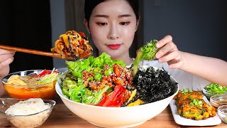 청양고추팍팍 매운멍게비빔밥 멍게물회 멍게전 먹방SPICY SEA PINEAPPLE BIBIMBAP COLD SOUP amp SEAFOOD PANCAKE MUKBANG 海鮮ビビンバ [upl. by Anauqahs]