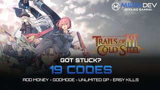 TLOH TRAILS OF COLD STEEL III Cheats Add Money Godmode Easy Kills   Trainer by MegaDev [upl. by Izmar]