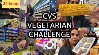 🇰🇷24 hours CVS CHALLENGE vegetarian edition 🌱 [upl. by Atneciv330]