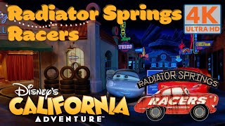 Radiator Springs Racers FULL EXPERIENCE with Walkup 4K in Cars land at California Adventures 2023 [upl. by Introk]