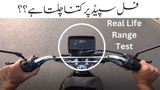 Road Prince EGO Electric Motorcycle Full Speed Range Test Day 02 [upl. by Eyr]