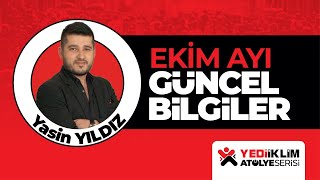 EKİM AYI GÜNCEL BİLGİLER  2024 KPSS VATANDAŞLIK  Yasin YILDIZ [upl. by Kenon]