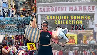 🌸Sarojini Nagar Market TRENDY Collection 2024🌸 Jeans BlazerTops Jewellery Under Rs250😍😱 [upl. by Tifanie586]