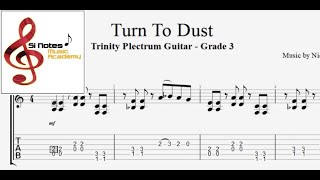 Turn to Dust  Trinity Plectrum Guitar  Grade 3 [upl. by Aneeg136]