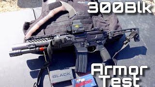 Hornady 300 Blackout vs Lvl IIIA Soft Armor [upl. by Yona357]