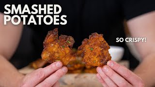 The Crispiest Smashed Potatoes That Will Change Your Life [upl. by Stanislaus]