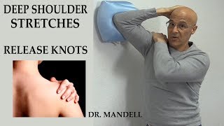 Deep Shoulder Stretches to Release Knots amp Adhesions  Dr Alan Mandell DC [upl. by Eellek]