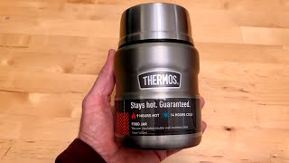 Thermos 16 oz Food Jar Review And Test [upl. by Eidoj]