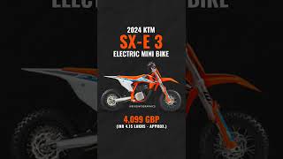 2024 KTM SXE 3 Electric Mini Bike Price Revealed [upl. by Erdnaid]